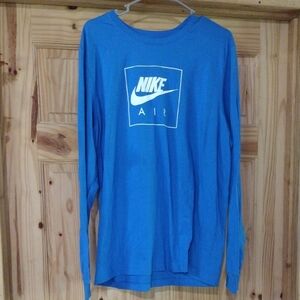 Nike Air Blue Long Sleeve Shirt
